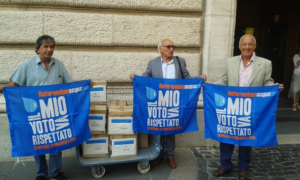 Consegna petizione bassa risol