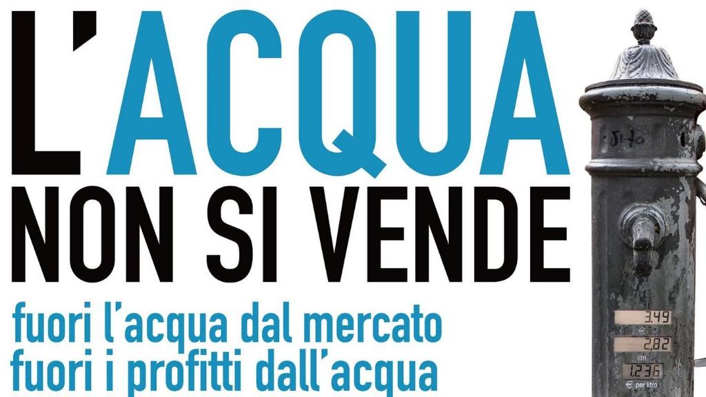 Acqua non si vende