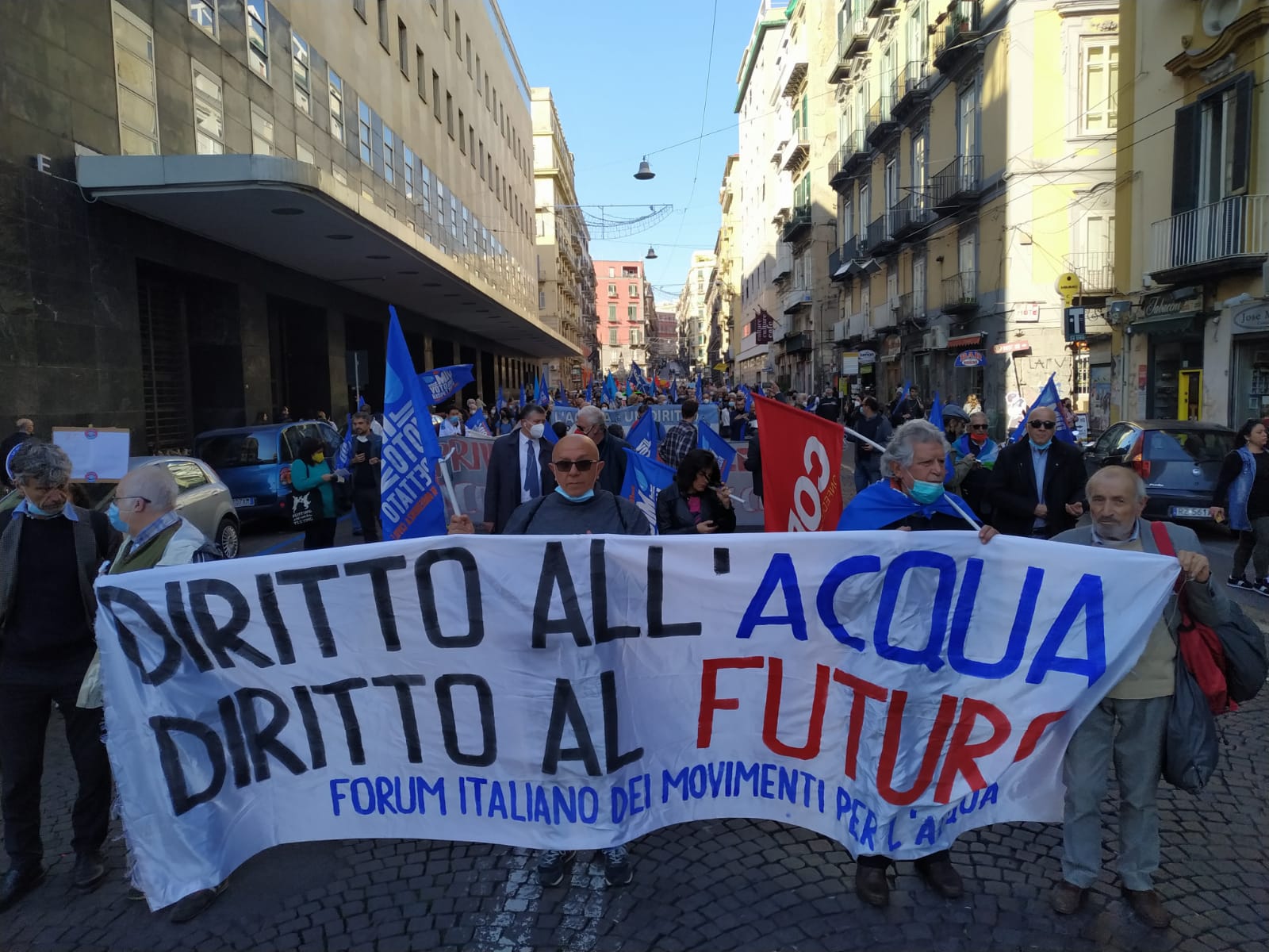 Manifestazione Napoli 20 11 21