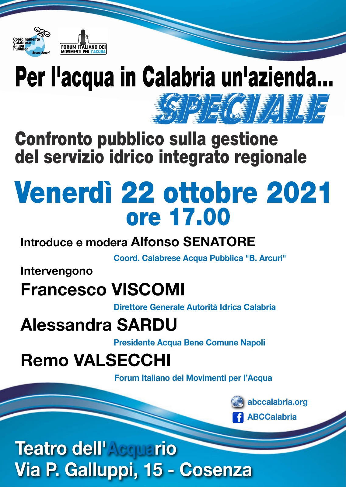 Iniziativa azienda speciale Calabria 22 10 21