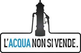 Logo acqua non si vende
