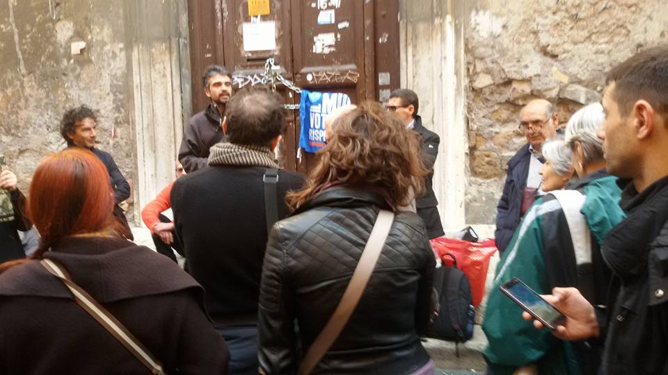 Sgombero Rialto 16.2.17