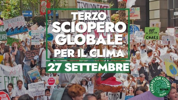 fridays-for-future-sciopero globale 27-9-19