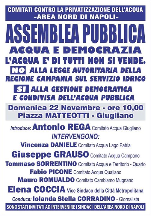 Locandina assemblea Giugliano 22-11-15