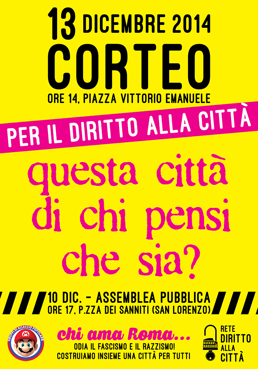 Manifesto corteo 13-12-14