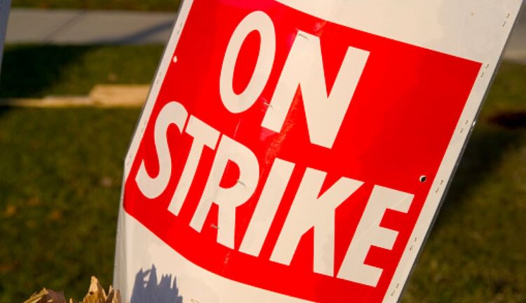 On strike